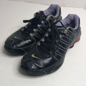 Nike Shox Sneakers Size 6.5Y fits Women 8.5 Black Pink Womens Youth Athletic